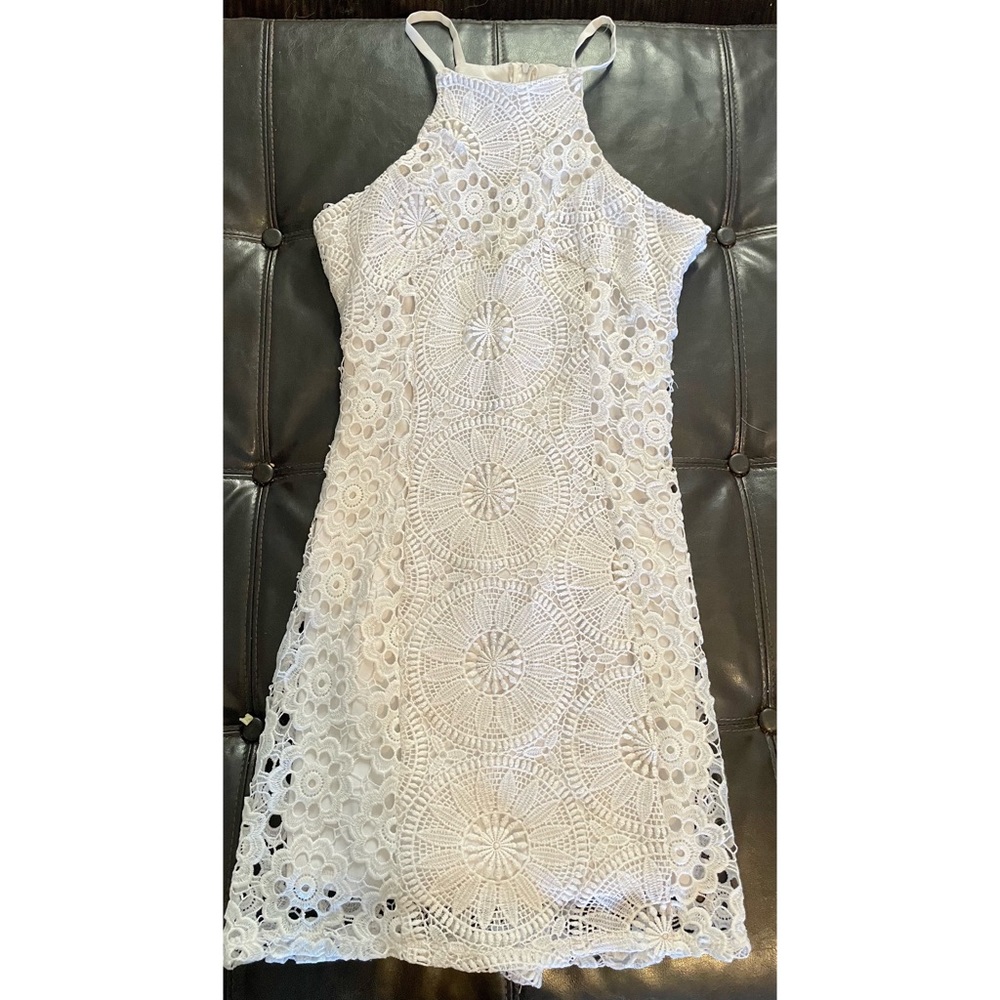 White floral Dress